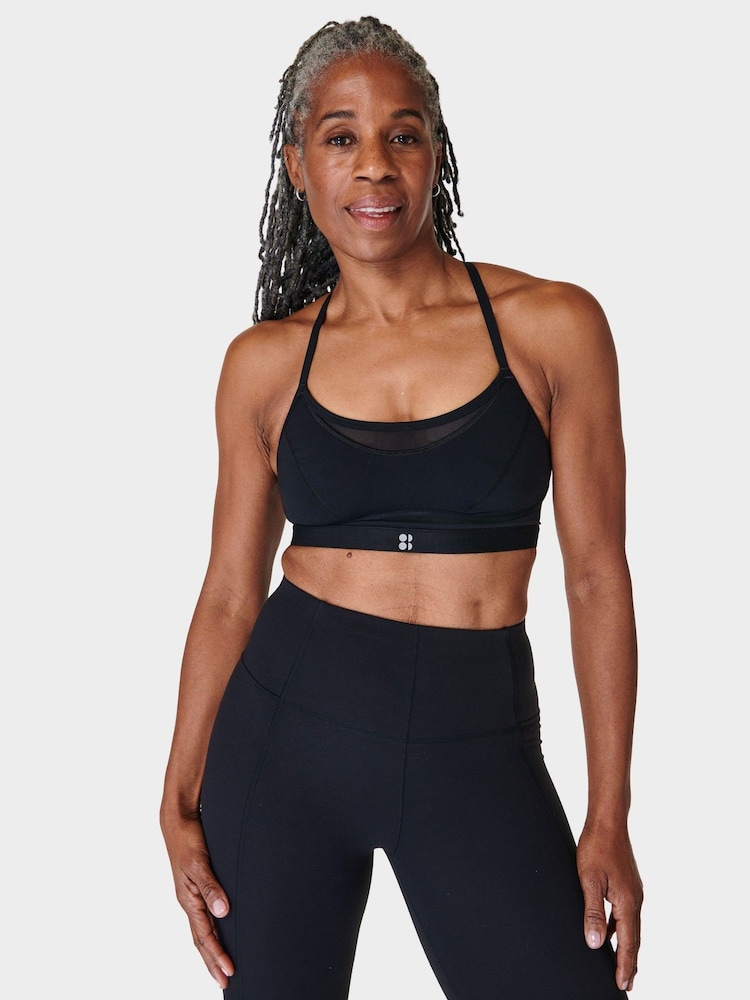 Sweaty Betty Black Power Icon Studio Bra - Image 1 of 7