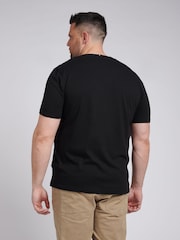 U.S. Polo Assn. Black Mens Big & Tall Double Horsemen 100% Cotton T-Shirt - Image 4 of 6