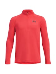 Under Armour Red Ground Youth Tech 2.0 1/2 Zip Sweatshirt - Image 1 of 3