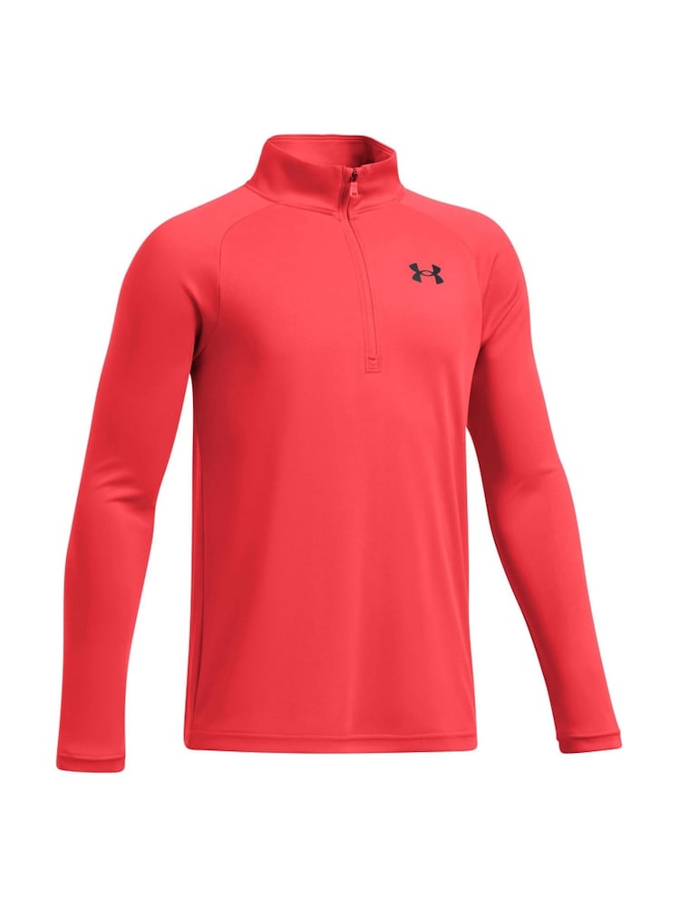 Under Armour Red Ground Youth Tech 2.0 1/2 Zip Sweatshirt - Image 3 of 3