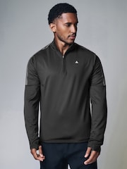 Black Active Gym Training Quarter Zip Neck - Image 1 of 9
