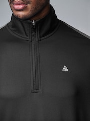 Black Active Gym Training Quarter Zip Neck - Image 4 of 9