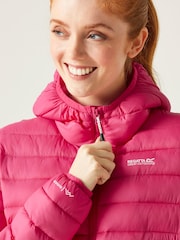 Regatta Pink Womens Hooded Marizion Walking Jacket - Image 4 of 9