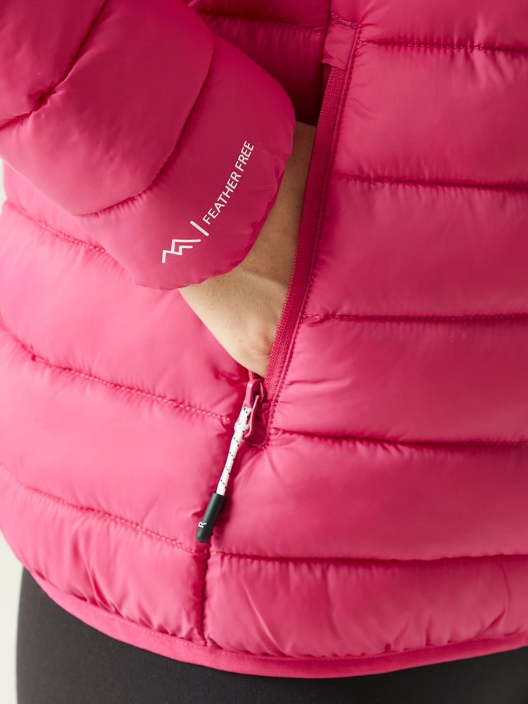 Regatta Pink Womens Hooded Marizion Walking Jacket - Image 5 of 9