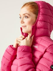 Regatta Pink Womens Hooded Marizion Walking Jacket - Image 6 of 9