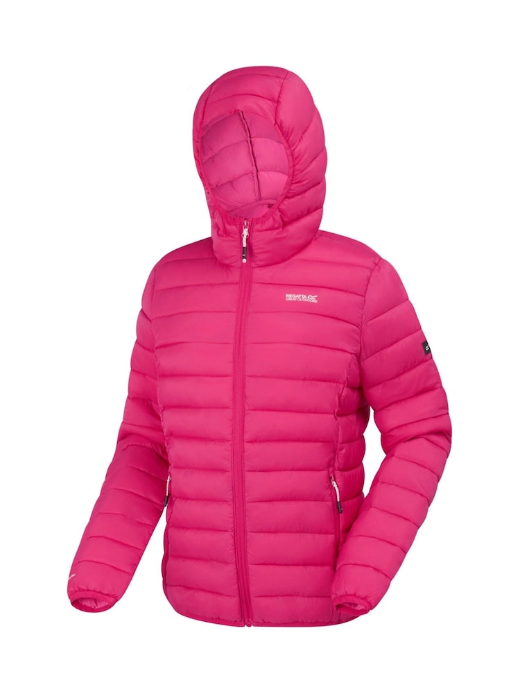 Regatta Pink Womens Hooded Marizion Walking Jacket - Image 9 of 9