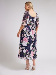 Yours Curve LONDON Curve Floral Print Maxi Dress - Bild 3 von 5