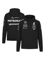 Fanatics Mercedes AMG Petronas F1 2024 Team Black Hoodie - Image 1 of 3