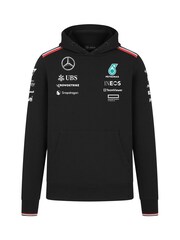 Fanatics Mercedes AMG Petronas F1 2024 Team Black Hoodie - Image 2 of 3