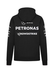 Fanatics Mercedes AMG Petronas F1 2024 Team Black Hoodie - Image 3 of 3