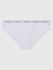 Calvin Klein Blue String Logo Bikini Briefs - Image 1 of 3