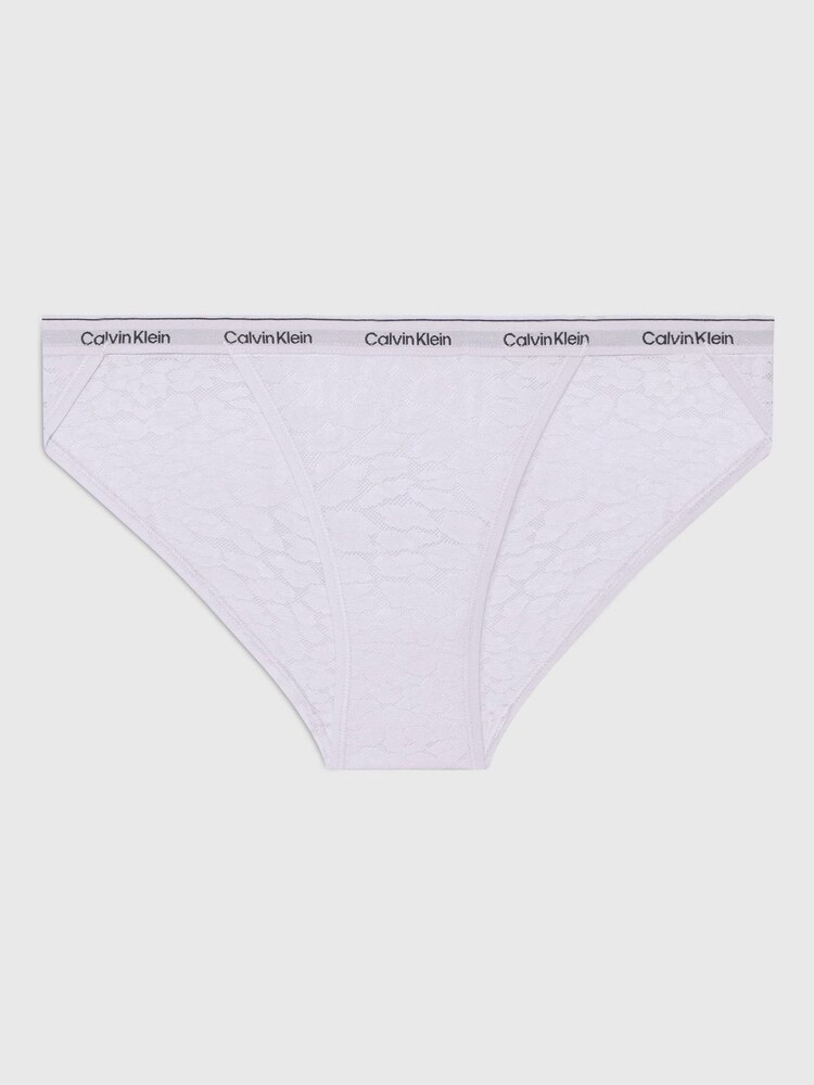 Calvin Klein Blue String Logo Bikini Briefs - Image 1 of 3