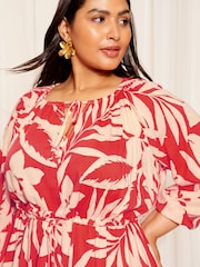 فستان سموك قصير قابل للتعديل من Curves Like These - صورة 3 من 4