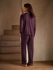 B By Ted Baker Purple Floral Pyjamas - Image 2 of 10