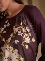 B By Ted Baker Purple Floral Pyjamas - Image 4 of 10