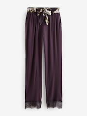 B By Ted Baker Purple Floral Pyjamas - Image 9 of 10