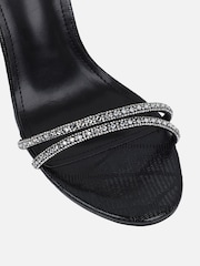Simmi London Black Caelith Diamante Heeled Sandals - Image 3 of 4