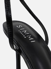 Simmi London Black Caelith Diamante Heeled Sandals - Image 4 of 4
