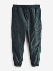 Dark Blue Regular Fit Stretch Utility Cargo Trousers - Image 8 of 11