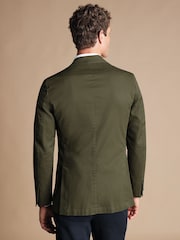 Charles Tyrwhitt Green Cotton Stretch Jacket - Image 2 of 5