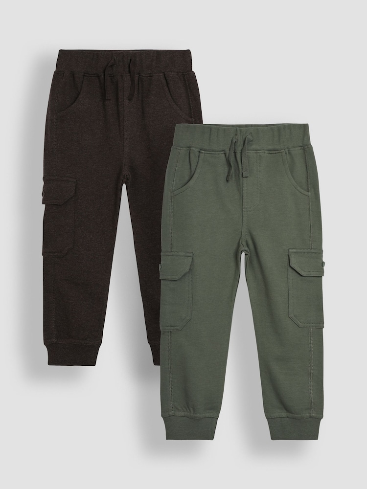 Pacote de joggers JoJo Maman Bébé Cargo 100% algodão 2 - Imagem 1 de 5