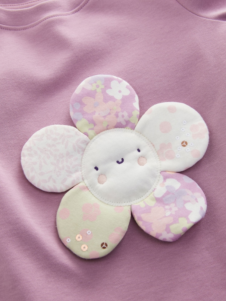 Lilac Purple Character Long Sleeve Snuggle Pyjamas 3 Pack (9mths-16yrs) - Image 11 of 13
