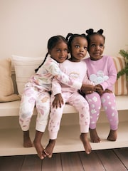 Lilac Purple Character Long Sleeve Snuggle Pyjamas 3 Pack (9mths-16yrs) - Image 2 of 13