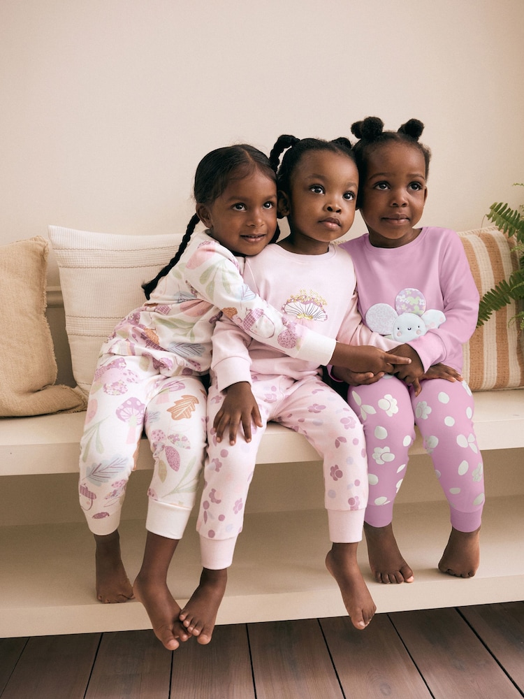 Lila vijolična z motivom - Pižama z dolgimi rokavi Snuggle Pyjamas 3 Pack (9mths-16yrs) - Slika 2 iz 13 Lila vijolična z motivom - Pižama z dolgimi rokavi Snuggle Pyjamas 3 Pack (9mths-16yrs) - Slika 2 iz 13