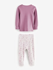 Lilac Purple Character Long Sleeve Snuggle Pyjamas 3 Pack (9mths-16yrs) - Image 8 of 13