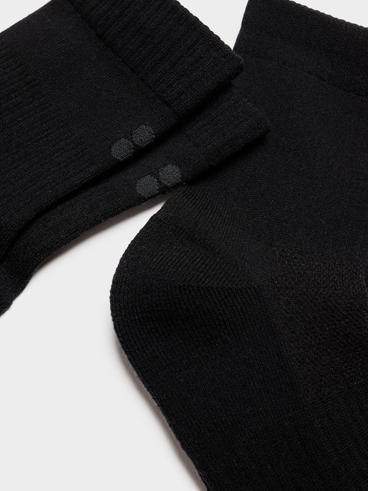 Sweaty Betty Black Crew Running Socks 2 Pack - Image 2 of 2
