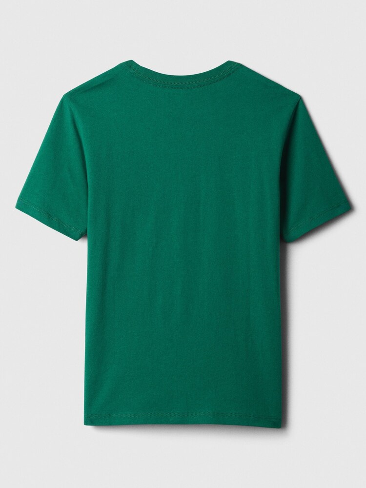 Gap Green Minecraft Graphic Crew Neck Short Sleeve T-Shirt (4-13yrs) - Image 2 of 2