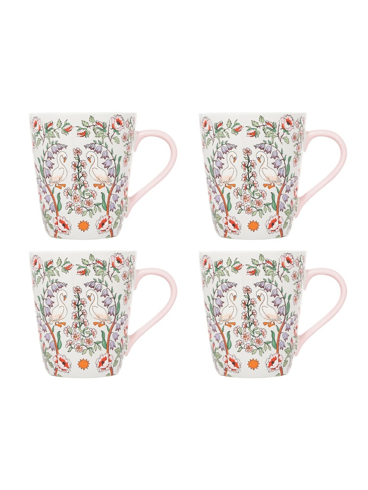 Cath Kidston Blue Set of 4 Stanley Mugs - Image 2 of 4