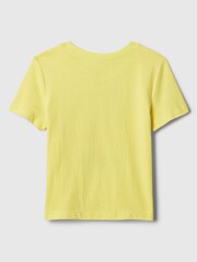 Gap Yellow Cars Cotton Graphic Short Sleeve Baby T-Shirt (Newborn-5yrs) - Image 2 of 2