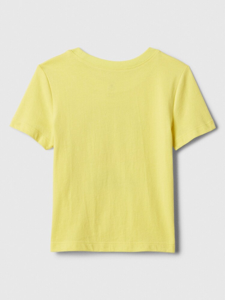 Gap Yellow Cars Cotton Graphic Short Sleeve Baby T-Shirt (Newborn-5yrs) - Image 2 of 2