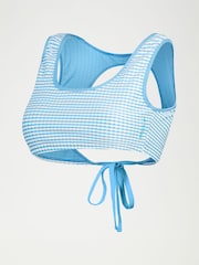 Бикини-топ в клеточку с запахом и защитой UPF50+ от Speedo - Image 6 of 6