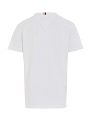 Tommy Hilfiger White 100% Cotton Hilfiger Track T-Shirt - Image 5 of 6