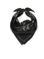 AllSaints Black Colca Oblong Scarf - Image 1 of 4