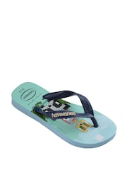 Havaianas Kids Blue Minecraft Sandals - Image 3 of 8