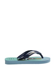 Havaianas Kids Blue Minecraft Sandals - Image 4 of 8