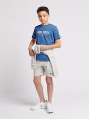 Jack Wills Blue Boys Regular Fit Carnaby 100% Cotton T-Shirt - Image 3 of 7