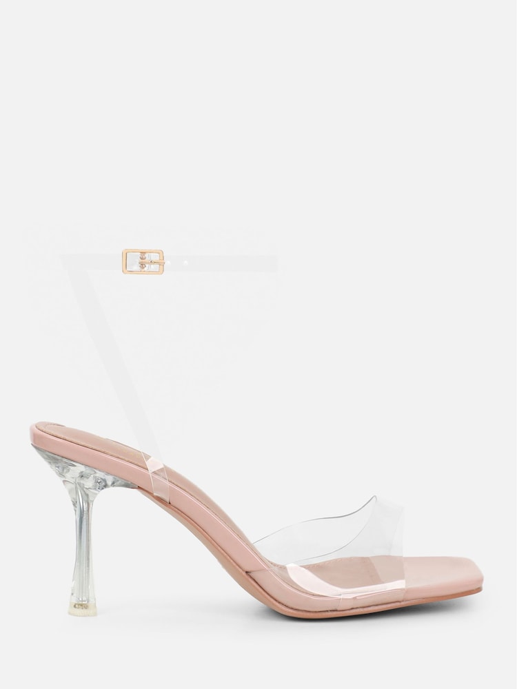 Simmi London Cream Thessaly Heeled Sandals - Image 2 of 3 Simmi London Cream Thessaly Heeled Sandals - Image 2 of 3