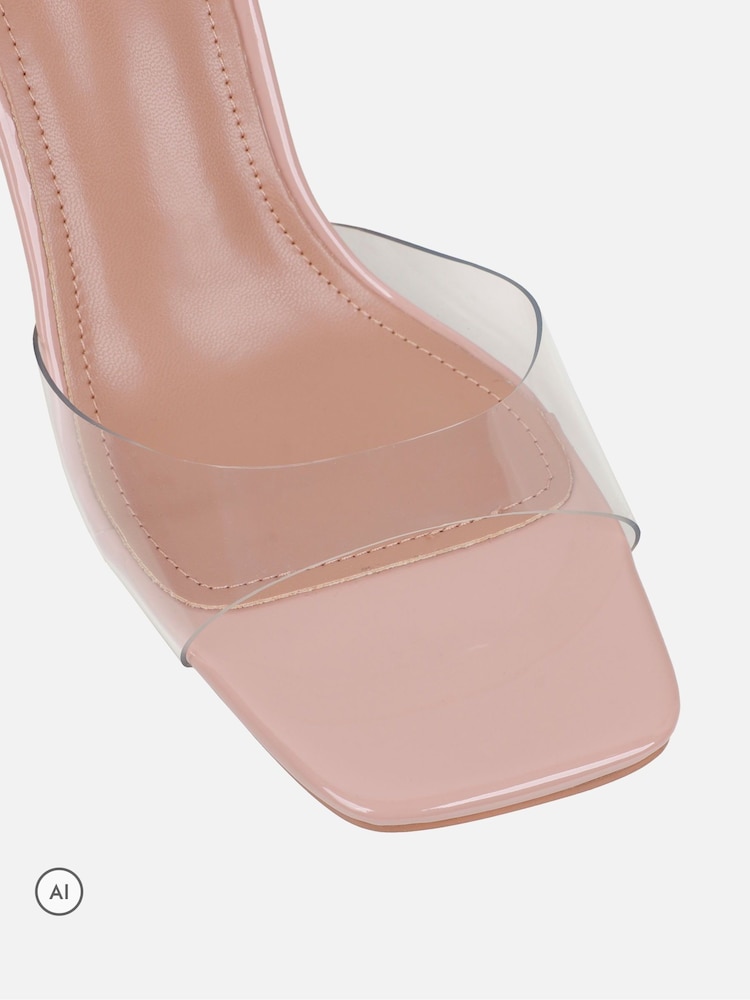 Simmi London Cream Thessaly Heeled Sandals - Image 3 of 3 Simmi London Cream Thessaly Heeled Sandals - Image 3 of 3