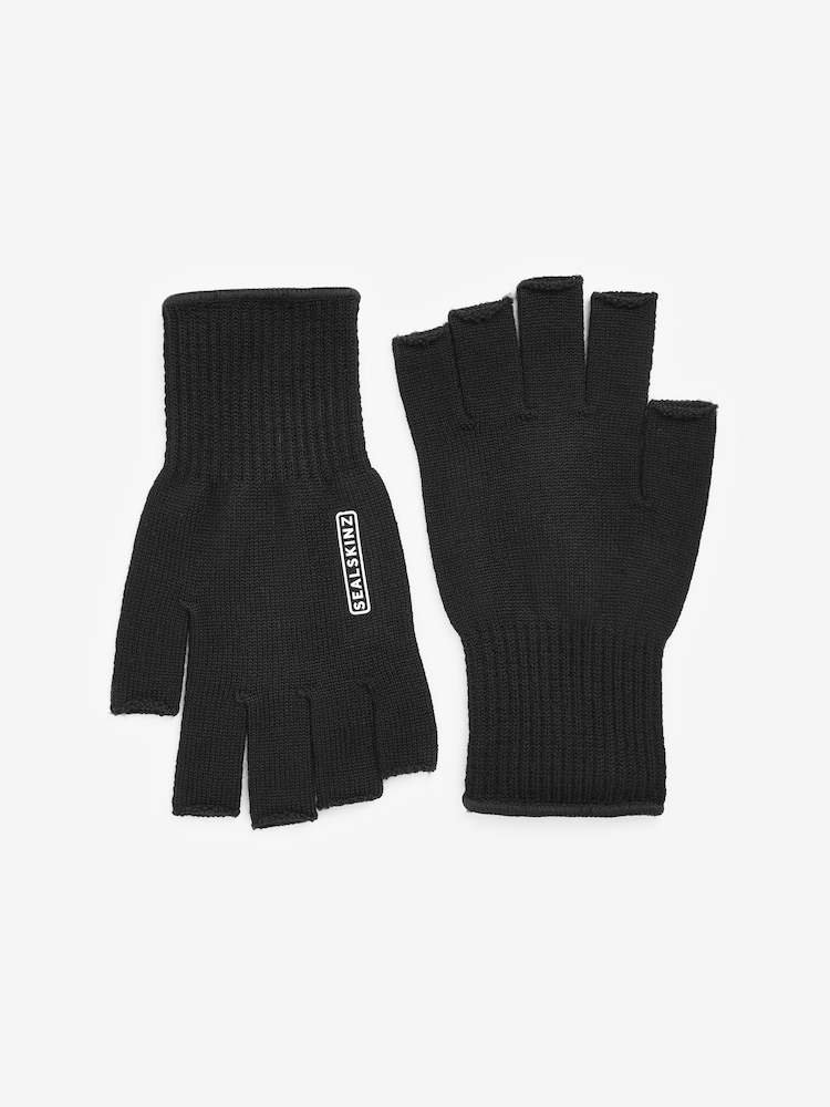 قفازات لليد Solo Merino لون أسود من Sealskinz Thornham - صورة 1 من 1 قفازات لليد Solo Merino لون أسود من Sealskinz Thornham - صورة 1 من 1