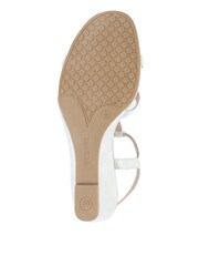 Pavers Silver Wedge Heel Sandals - Image 5 of 5