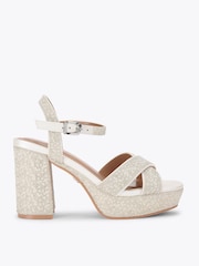 Carvela White Sonata Sandals - Image 1 of 4