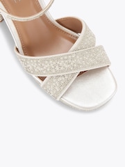 Carvela White Sonata Sandals - Image 5 of 5