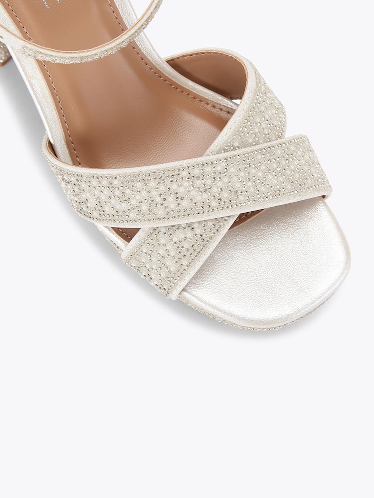 Carvela White Sonata Sandals - Image 5 of 5 Carvela White Sonata Sandals - Image 5 of 5