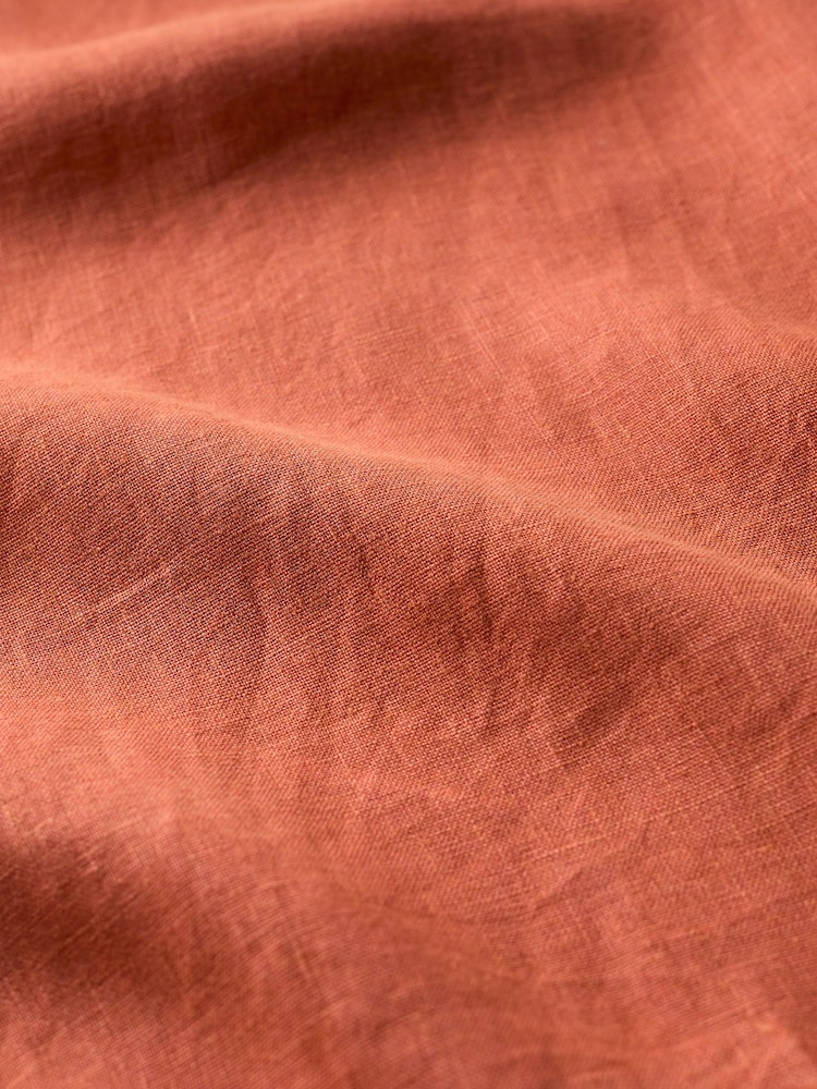 Seasalt Cornwall Orange Shallow Layers 100% Linen Tunic - Image 5 of 5