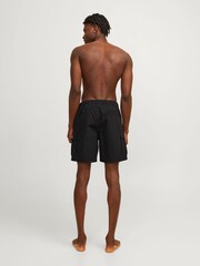 JACK & JONES Black Cargo Swim Shorts - Image 2 of 8