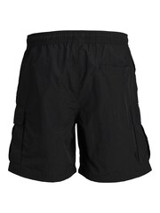 JACK & JONES Black Cargo Swim Shorts - Image 8 of 8